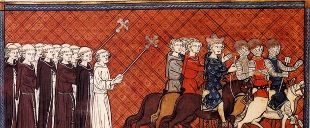 Кто такие крестоносцы кратко. Кто такие крестоносцы? Что такое крестовый поход: история крестоносного движения