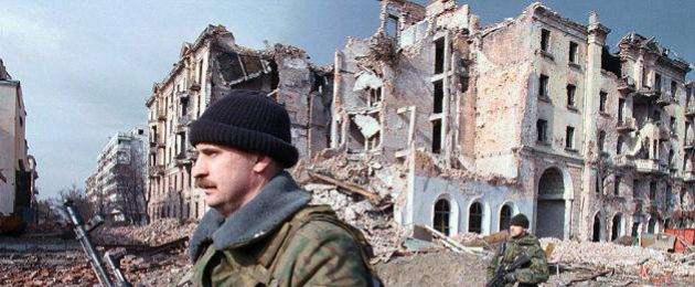 Las primeras víctimas de la guerra chechena.  Pérdidas humanas en la primera guerra chechena