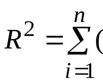 Resultat av linjära approximationskoefficienter