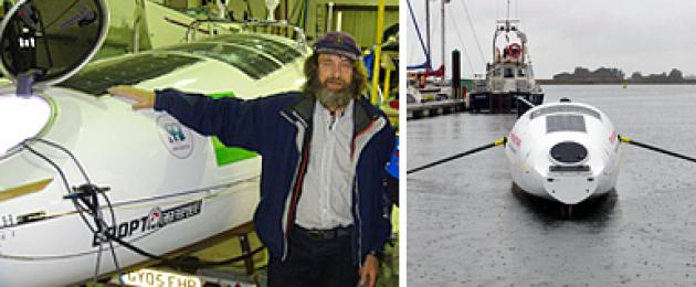 How the grooms crossed the Pacific Ocean.  Russian traveler fedor konyukhov crossed the pacific ocean in a rowboat