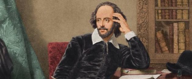 William Shakespeare älskar sonetter.  William Shakespeare kärleksdikter