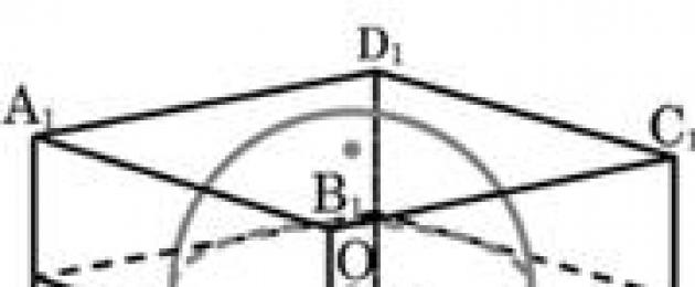 Прямоугольный параллелепипед. Прямоугольный параллелепипед описан около сферы радиуса Прямоугольный параллелепипед описан около сферы радиуса 8.5