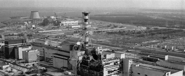 В каком городе произошла чернобыльская катастрофа. Авария на чернобыльской аэс и ее последствия