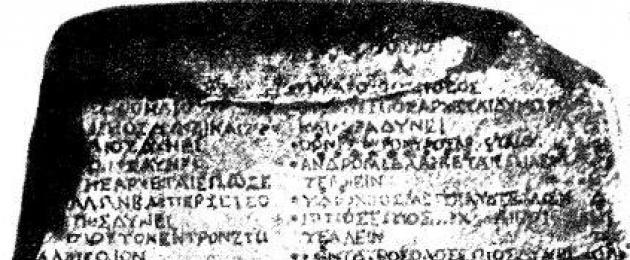 Հին Հունաստանի օրացույց.  Հին հունական օրացույցներ Հունական և եգիպտական ​​աստղագիտություն