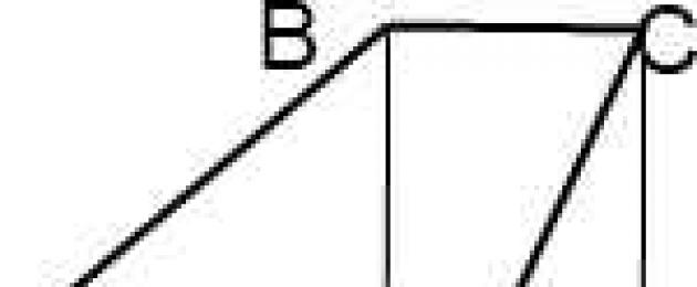 Free trapezoid.  Rectangular trapezoid: all formulas and example problems Solving trapezoids by nut a and