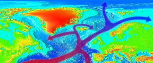 ¿Cómo se llama la corriente fría en los océanos del mundo?  Océano Atlántico: corrientes en la zona de aguas y su efecto sobre el clima