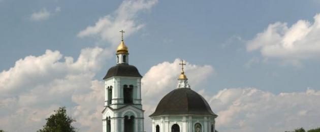 La Iglesia de la Madre de Dios es un manantial que da vida.  Iglesia de Moscú del Icono de la Madre de Dios Primavera vivificante en Tsaritsyn
