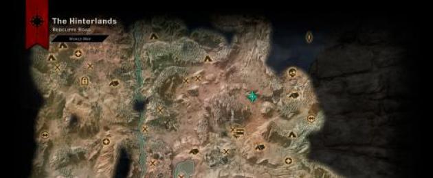Interaktiv karta över dragon age inquisition.  Dragon Age: Inquisition - Walkthrough: The Hinterlands - Non-Plot Quests