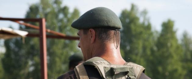 Storia e varietà dei berretti militari (60 foto).  Arrendersi al berretto verde che si toglie alle truppe automobilistiche