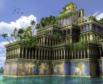 Världens sju underverk: Babylons hängande trädgårdar Var fanns Babylons hängande trädgårdar