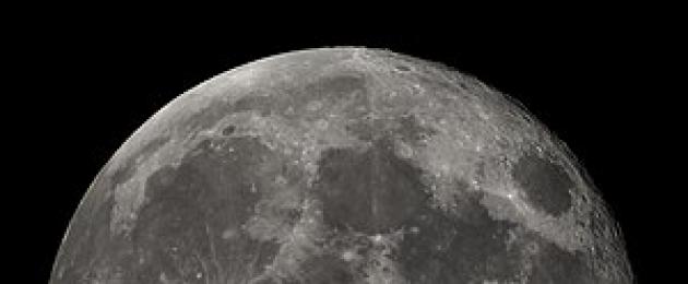 Luna all'orizzonte.  Perché la Luna appare più grande all'orizzonte?  Estratto che descrive L'illusione della luna