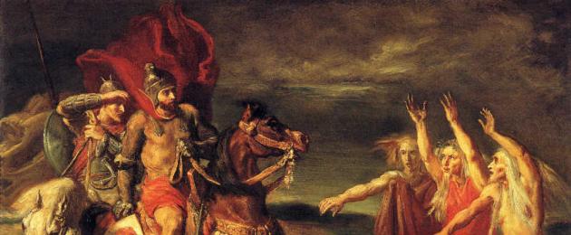 ¿Dónde escribió Shakespeare la obra Macbeth?  