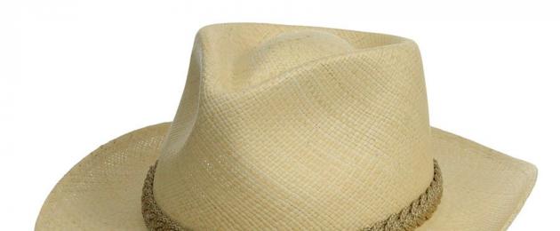 Copricapo nazionale panamense.  In quale paese è stato creato?  In quale paese sono stati inventati i panama: cappelli di paglia leggera Panama è l'abito nazionale di quale paese